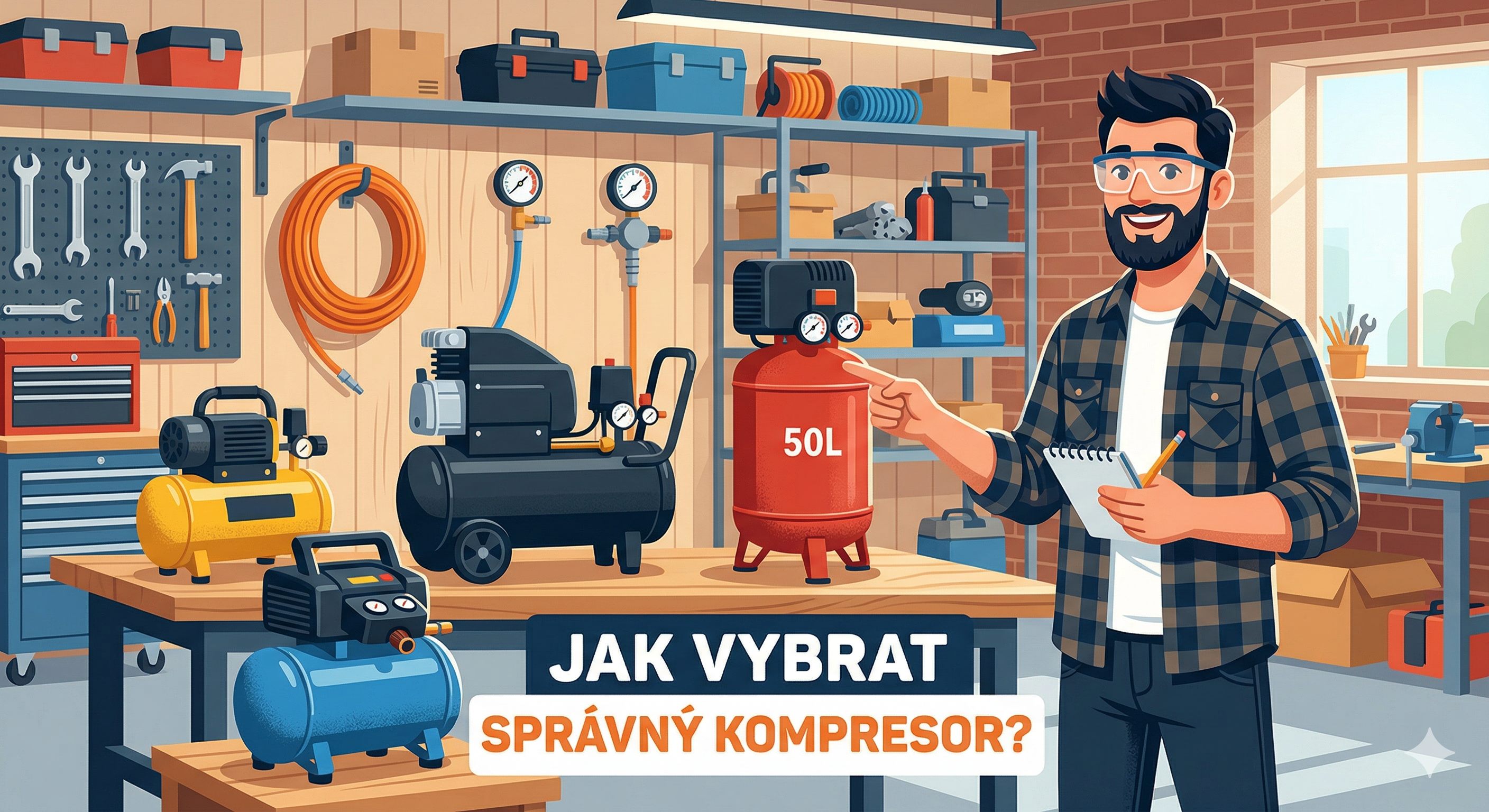 Jak vybrat kompresor: technické parametry, na kterých skutečně záleží